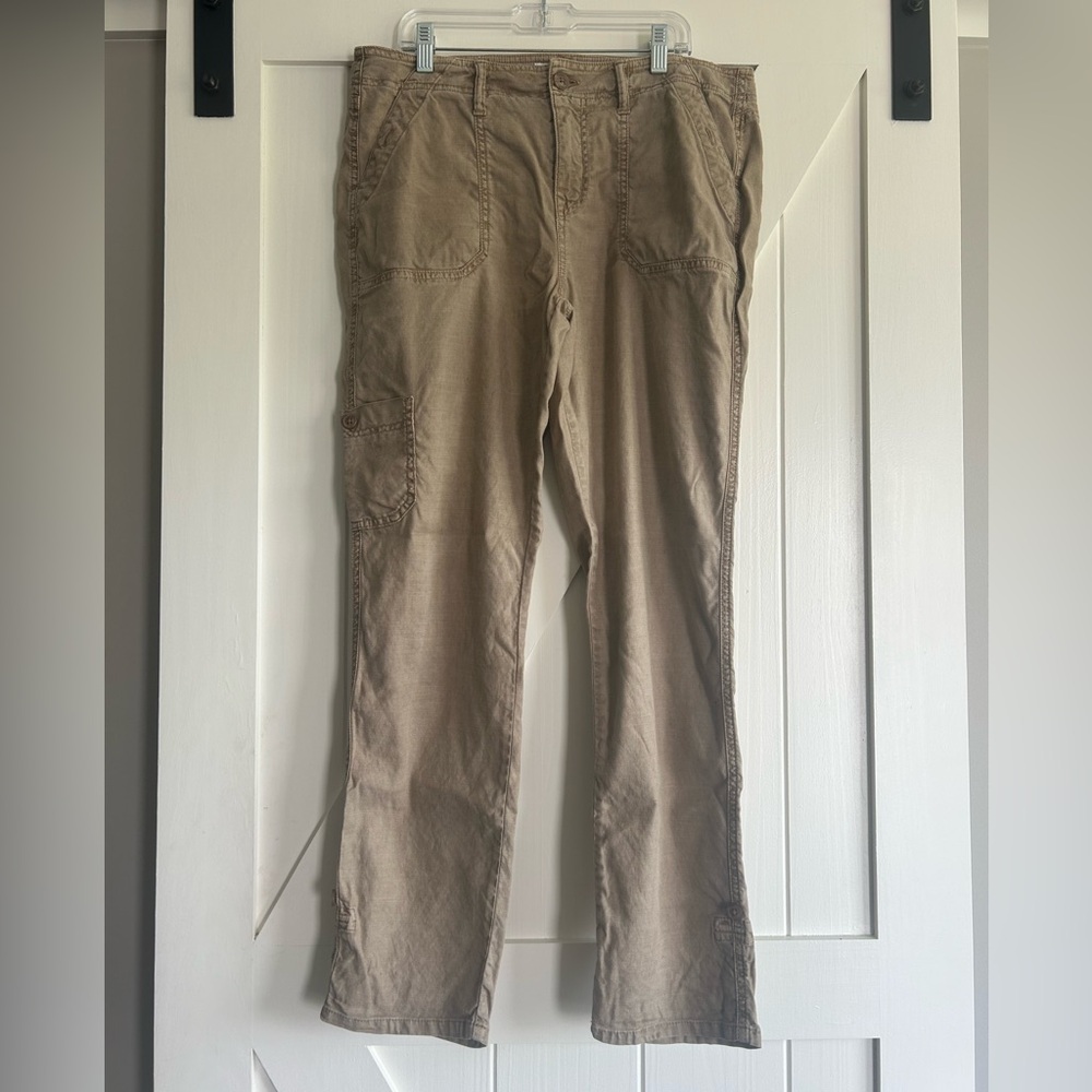 Level 99 Tan Cargo Pants Relaxed Fit